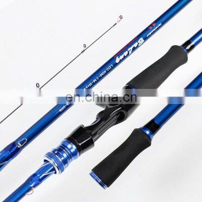 Оптовая высококачественная углеродная рыболовная удочка 1,8/2,1/2,4 м для спиннинга и бейткастинга, предназначенная для окуней, форели, корюши, змееголов photo-3