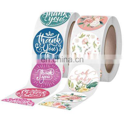 cosmetics label printing and packaging girly stickers eyelash logo customized sticker roll logo label