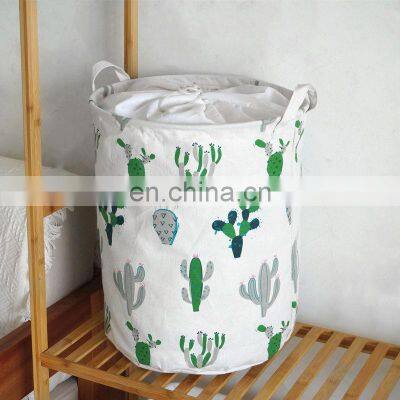 Portable Multipurpose Bucket Handmade Cheap Custom Folding Felt Round Collapsible Laundry Basket photo-3