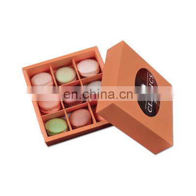 Carton paper rigid soft touch macaron paper box christmas sustainable cardboard box custom