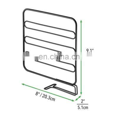 Versatile Metal Wire Closet Shelf Divider for Storage  in Bedroom, Bathroom, Kitchen and Office Shelves