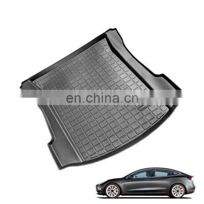 High Quality Waterproof TPE Rear Trunk Mat Cargo Liner For Tesla Model 3