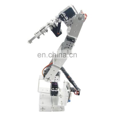 Aluminium Robot 6 DOF Arm Clamp Claw Mount Kit Mechanical Robotic Arm for Arduino