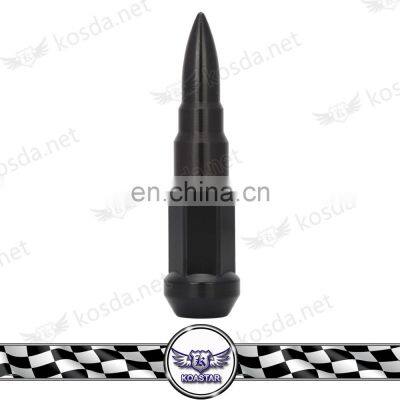 M12x1.5 M12x1.25 L:97mm 20 Pcs/set Aluminum Bullet With Steel Wheel Nut photo-2