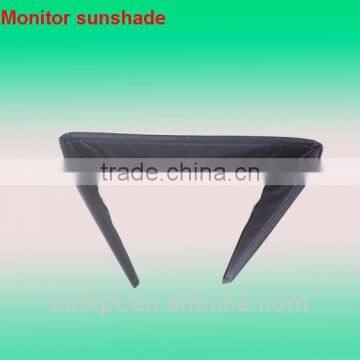 Professiona Design 10" Foldable Front Windshield Sunshade of Camera Monitor With Light and Stable photo-4