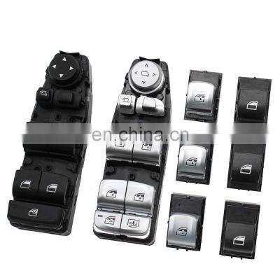 Electrical Power Chrome Master Window Switch Control Button Regulator For BMW 3 5 7 X5 X6 F10 F18 F01 F02 61319241955