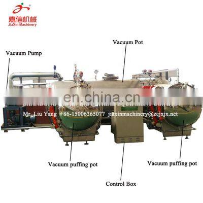 Factory  directly supply  fruit and vegetable crisp chips vacuum drying machine