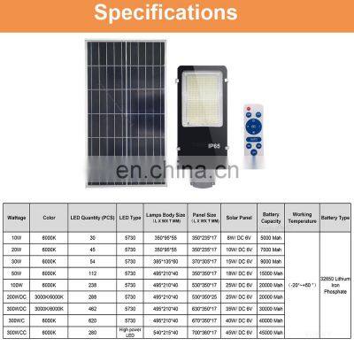 IP65 Waterproof Outdoor Solar Light 60W 100W All In One Integrated LED Solar Street Light photo-3