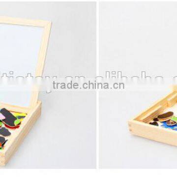 Blackboard Whiteboard Educational Game Wood Baby Child Toy Kids Wood Easel Table Top Easels Wholesale Small Easels Easel Parts photo-5
