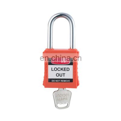 Wholesale Steel Plated Chromium Shackle Small Pad Lock Nylon Safety Padlock