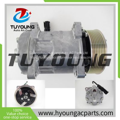 TUYOUNG High efficiency and fast refrigeration SD7H15 auto AC compressor Ivoco Euro FIAT TRUCK SD 8090 SD 8144 3304016