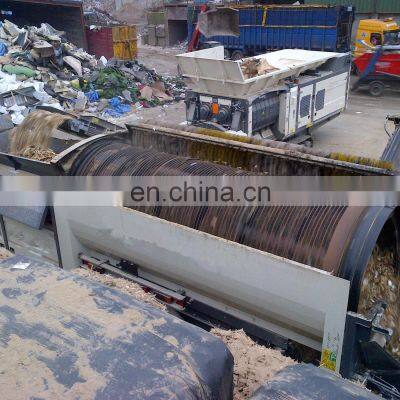 Rotary Drum Compost / Manure / Sand Gravel Trommel Screen With Brush photo-4