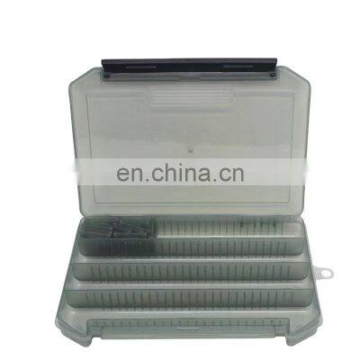 Waterproof slim fly fishing plastic box double side bait lure hooks storage boxes carp fly fishing accessories