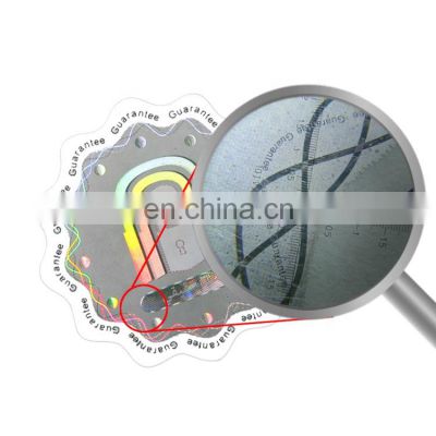 Custom Logo Full Color Anti counterfeit Laser Security Hologram Sticker with ISO27001 Certified