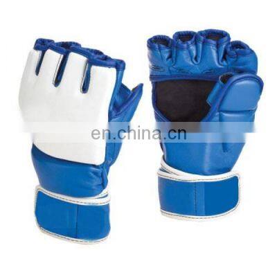 custom made mma shooter gloves leather MMA half finger boxing gloves