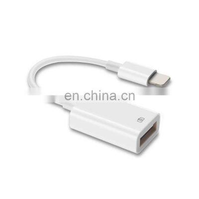 High Quality Wholesale Price USB Camera Adapter Data Cable OTG Cable Adapter For Iphon/Ipad