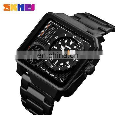 Relogio Stainless Steel Back Water Resistant Pointer and Digital Watch Wrist 1392 Skmei Watches