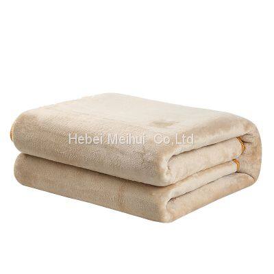 Thick Soft Flannel Heated Plush Warm Winter Throw Electric Blanket 110V For Home