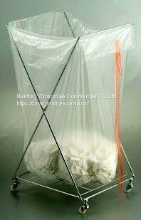 Water Soluble Side and Strap (Soluble Temperature: 25°C) Red Laundry Bag 710*990mm 25um photo-2