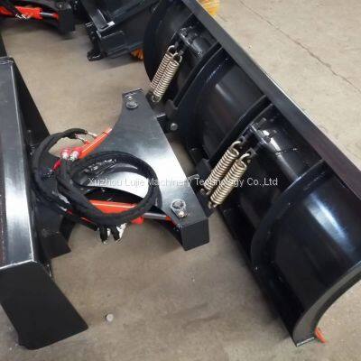 China skid loader snow blade wheel loader V snow blade skid steer snow pusher