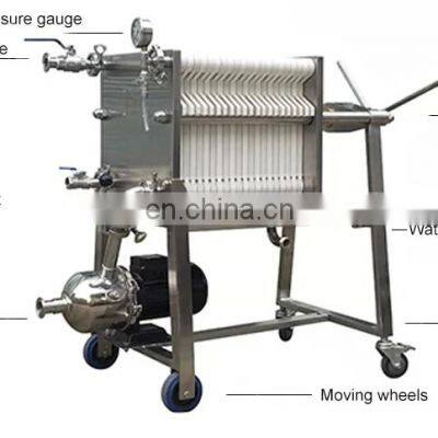 Small Industrial Filter for Wine Beer Wine Plate and Frame Filter Plate and frame filter