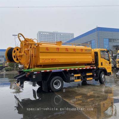 Sinotruk 10 Cubic Suction Vehicle With High-pressure Cleaning Function photo-2