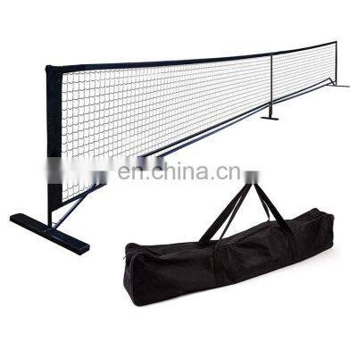 Custom Wholesale Outdoor Pickleball Net for Outdoor and Indoor 22 Feet Net with Steel Portable