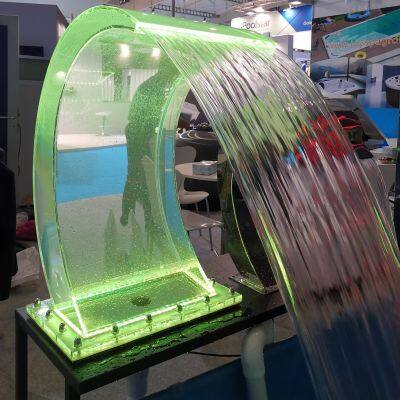 Outdoor LED RGB Water fall LED Swimming Pool Fountain Water Feature