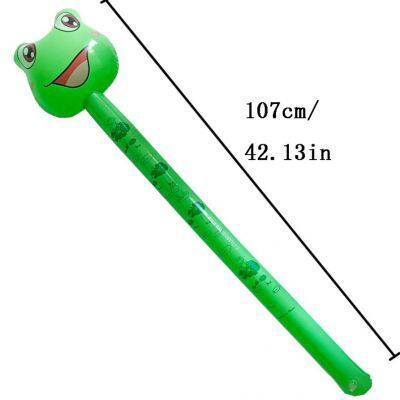 Popular Cartoon Inflatable Animal Stick for Children Gifts PVC Inflated Long Rod Party Decorations photo-6