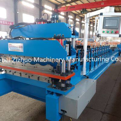 Double Layer Metal Roofing Sheet Tile Cold Roll Forming Machine Factory Price photo-4