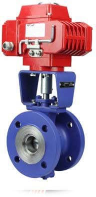 V-Port Ball Valve with ISO 5211 Mounting Pad for Automation