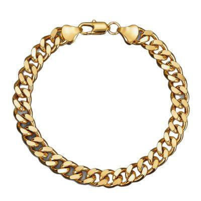 Gold Color Cuban Chain Bracelets for Men,6/8/10/12MM Stainless Steel Chain Link Wristband,Casual Hip Hop Male Jewelry Gift photo-5