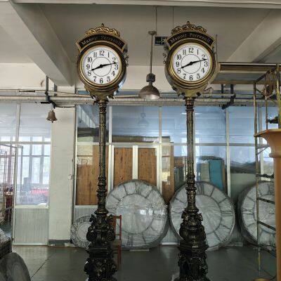 Парковые и гольфовые ландшафтные часы, четырехсторонние башенные часы