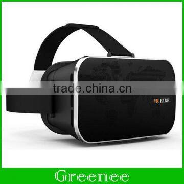 Black Vr Park V3 Virtual Reality 3d Glasses for 3d Video Games Headset for 4-6 Inch Smartphone photo-2