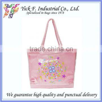 Fish Printed Pinky Summer Kids Children Beach Tote bag