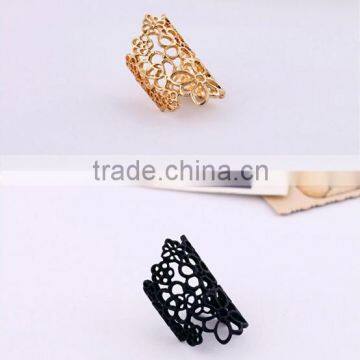 Popular Selling Hollow Out Real Rose Gold Alloy Ring For Women                        
                                                Quality Choice