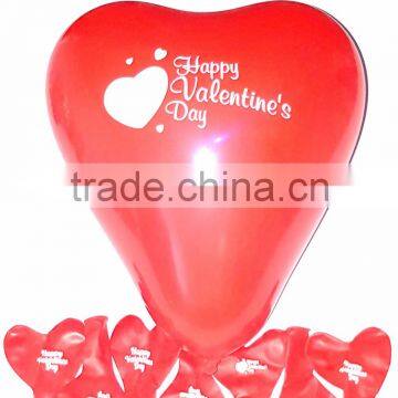 Cheap Latex Heart Shaped Printed Balloons Custom Printing
