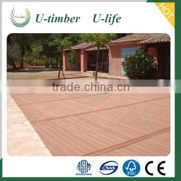 Eco-friendly wood plastic composite landscape timbers for outside use