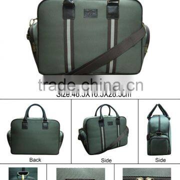 Promoation hot item high quatily Travel Document men Bag green colour polyester