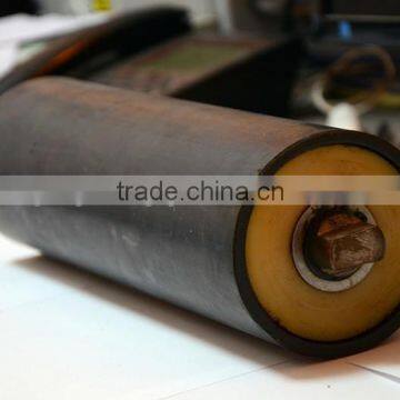 Composite surface &steel shaft Conveyor Composite Roller