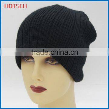 custom mens unrolled-up blank beanie hat