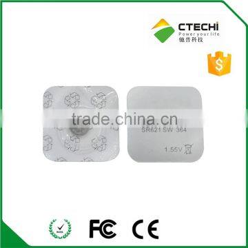 Blister Packaging 1.55V SR621W/364 Silver Oxide Coin Battery photo-2