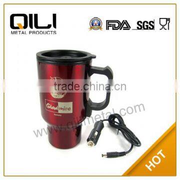 stainless steel electric charger thermal mug 450ml