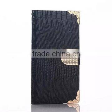 Factory Stock Diamond Leather Wallet For Samsung Galaxy S6