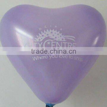 colorful high quality heart shape latex balloon