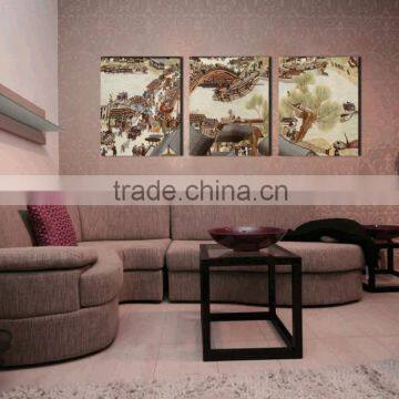 Chinese landscape oil painting canvas art for bedroom L-431