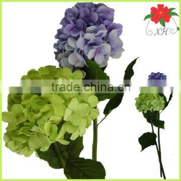 High quality handmade fabric cheap artificial hydrangea flower spring flower wholesale