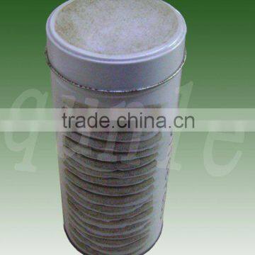round tin case