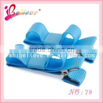 Handmade grosgrain small hair clip wholesale hair accessories