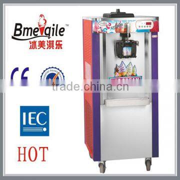 Chinese Hot Sale floor commercial stainless steel frozen yogurt single Flavour soft sever Ice Cream making Machine